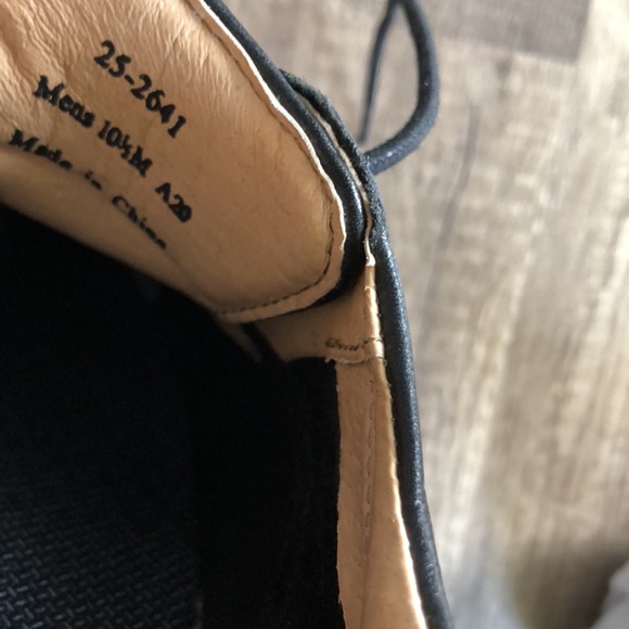 Johnston & Murphy McGuffey Plain Toe Oxford Black Leather Men’s Shoes 10.5 - Picture 5 of 7